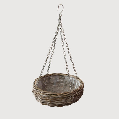 Elda Rattan Hanging Basket Small Natural