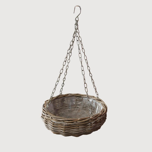 Elda Rattan Hanging Basket Small Natural