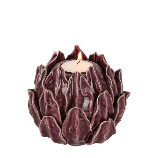 Acorn Tealight Holder Mulberry
