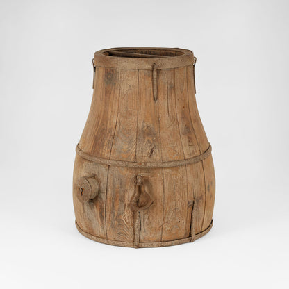 Abbot Antique Wooden Rice Containers
