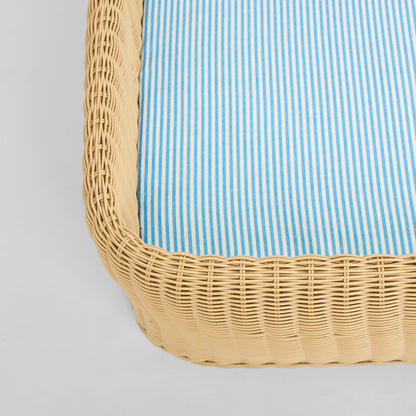 Snuggle Rattan Pet Bed Natural