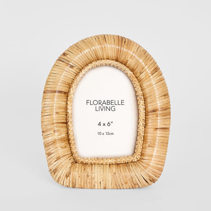 Casa 4 x 6" Rattan Photo Frame Natural