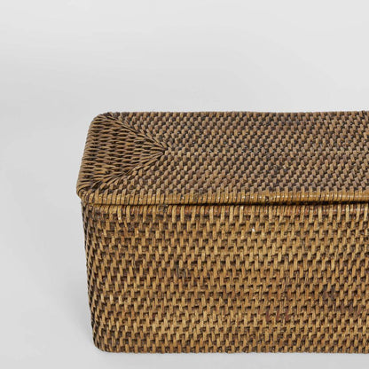 Valley Rattan Toilet Paper Holder Brown