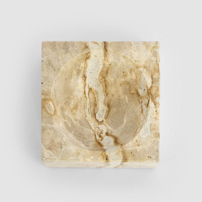 Oro Concave Bowl Butterscotch Marble