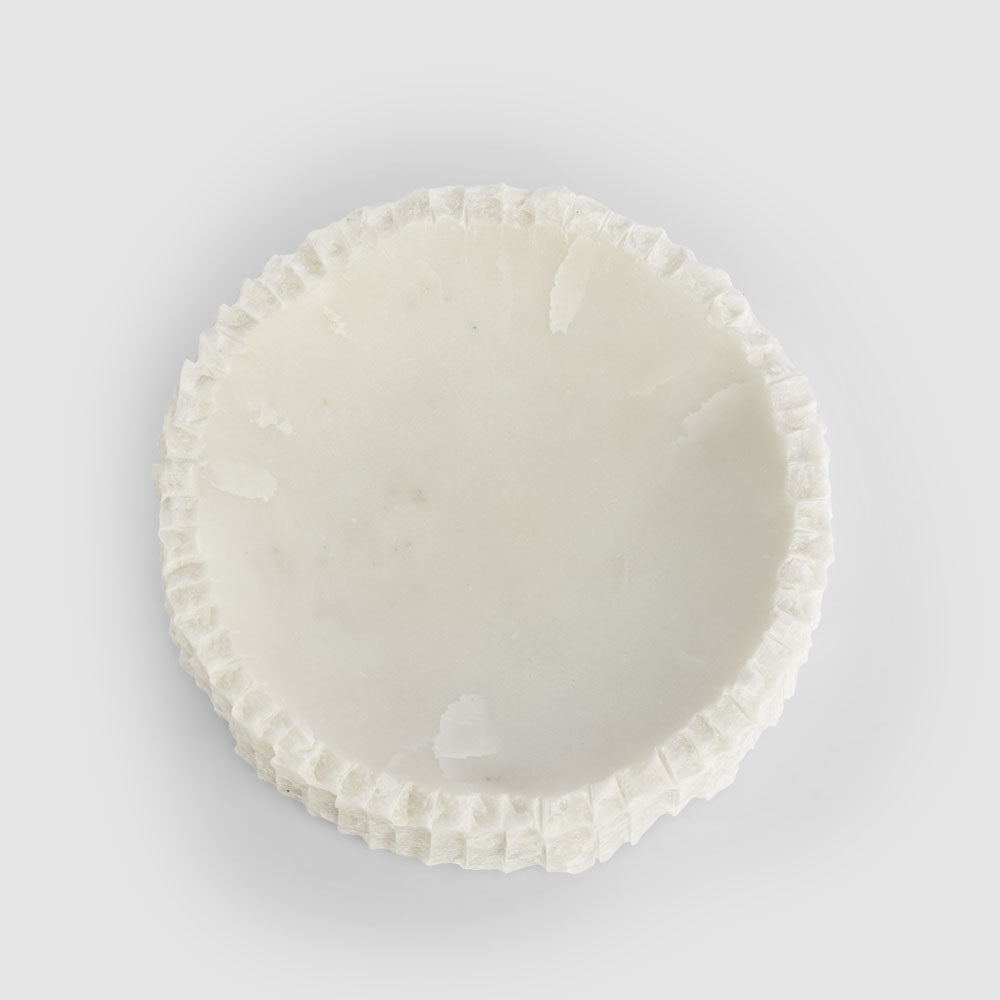 Cici Ribbed Marble Bowl Small