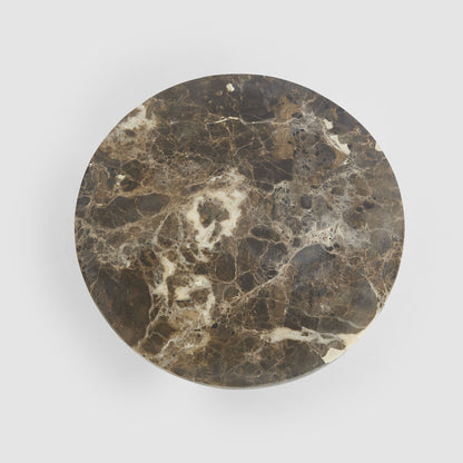 Oro Cake Stand Dark Emperador Marble