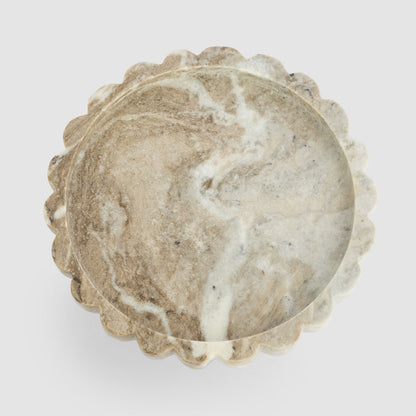 Arco Scalloped Cake Stand Toronto Marble