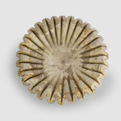 Oro Wave Bowl Butterscotch Marble