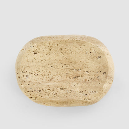 Arco Soap Dish Beige Travertine