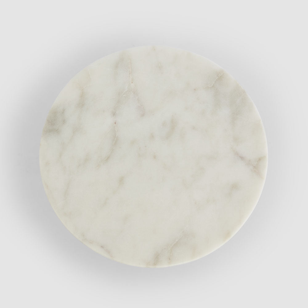 Roma Cake Stand Marble & Acacia