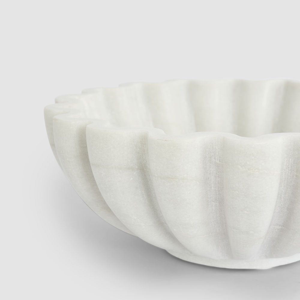 Roma Fruit Bowl Marble