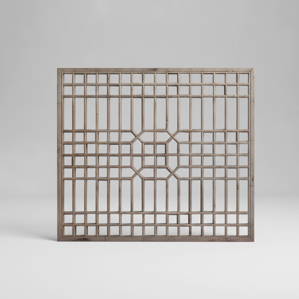 Gansu Pine 130 Year Old Wooden Screen No.4