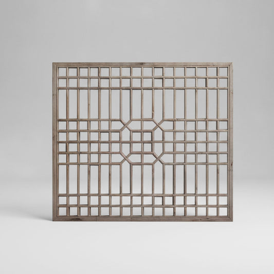 Gansu Pine 130 Year Old Wooden Screen No.4