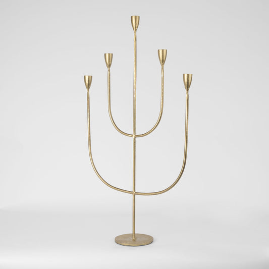 Joshua Candle Stand Brass