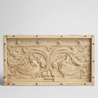 Rashi Carved Wooden Wall Panel
