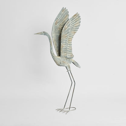Crane Statue Large