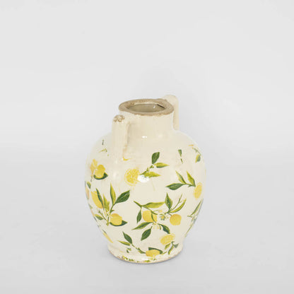 Lemon Vase With Handle