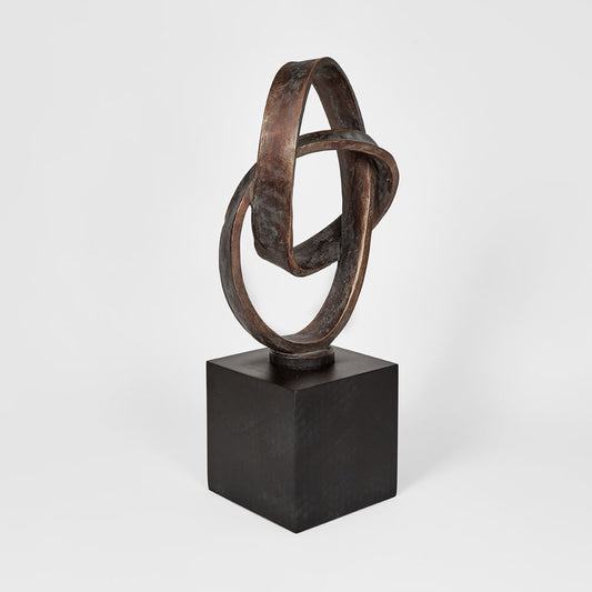 Warner Abstract Sculpture Bronze