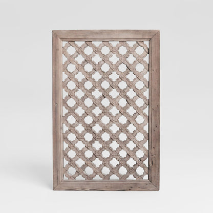 Yunnan Pine 120 Year Old Wooden Cross Panel