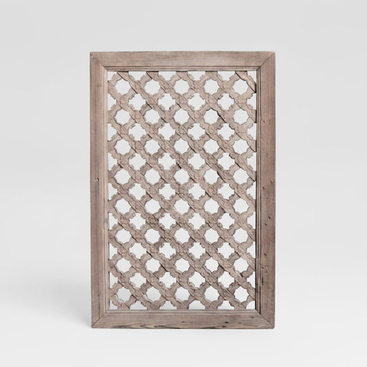 Yunnan Pine 120 Year Old Wooden Cross Panel