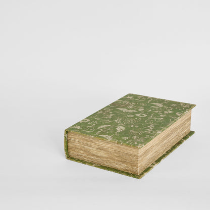 Decorative Book Box Set of Two Green