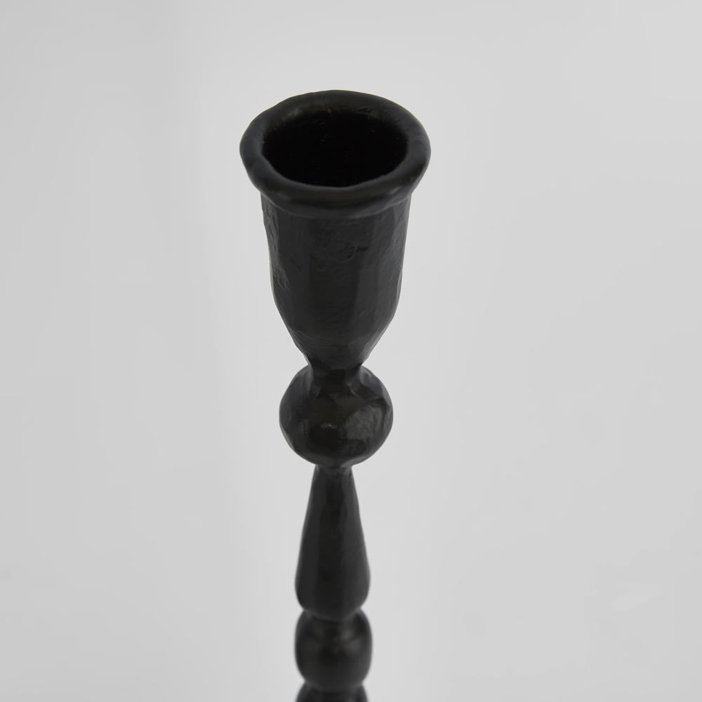 Jonah Forged Iron Candle Holder Set of 3