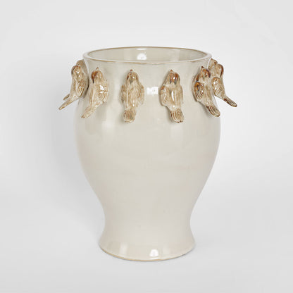 Bird Vase White