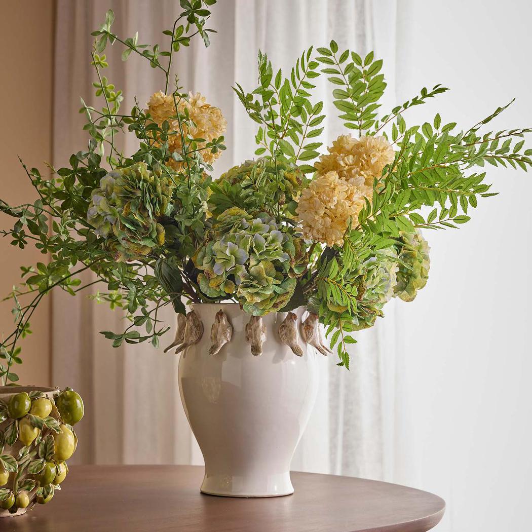 Bird Vase White