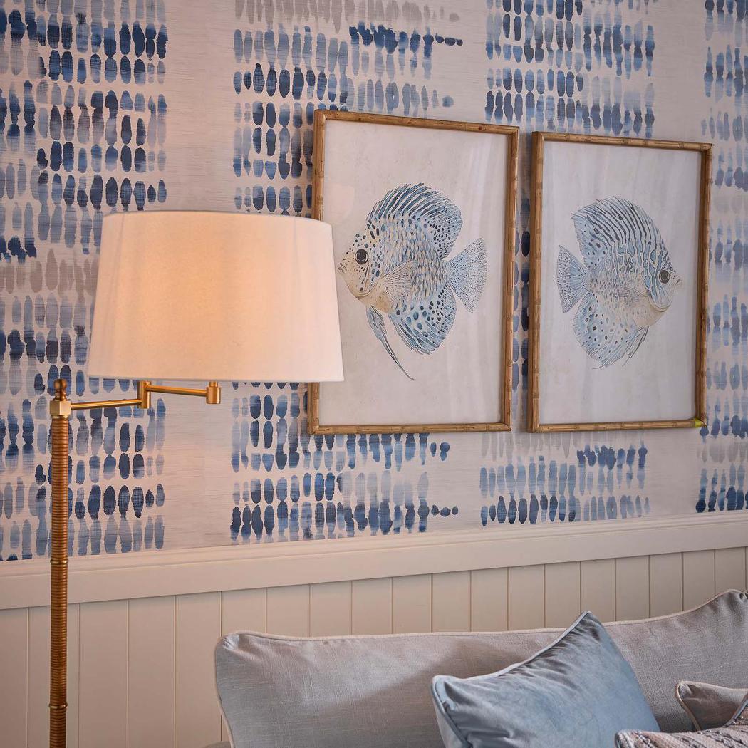 Azure Reef Fish B Wall Art 50x70cm