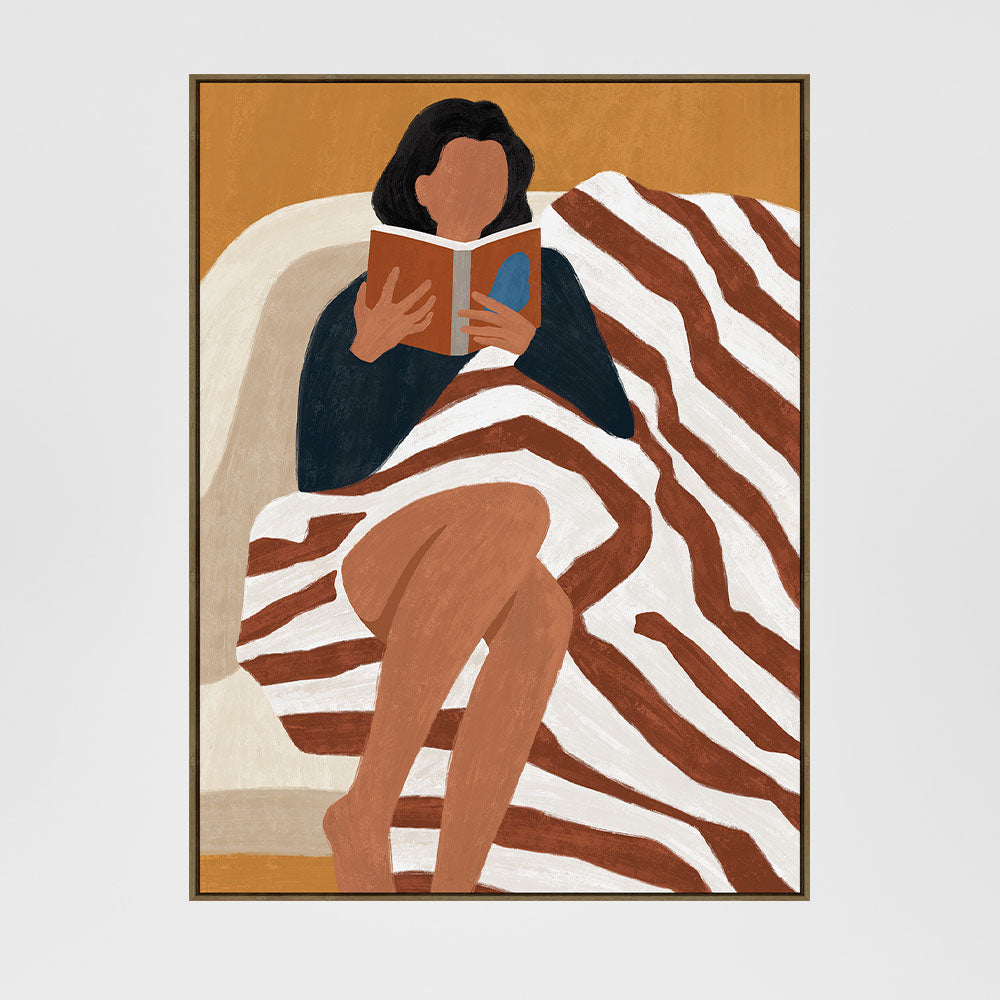 The Reader Canvas Wall Art 90x120cm