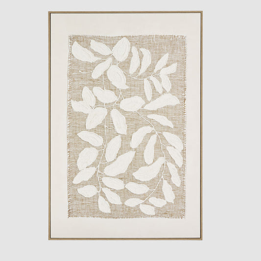 Linen Botanica A Wall Art 82.5 x 122.5cm
