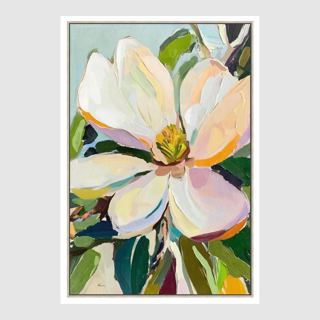 Golden Bloom B Wall Art 42.5 x 62.5cm