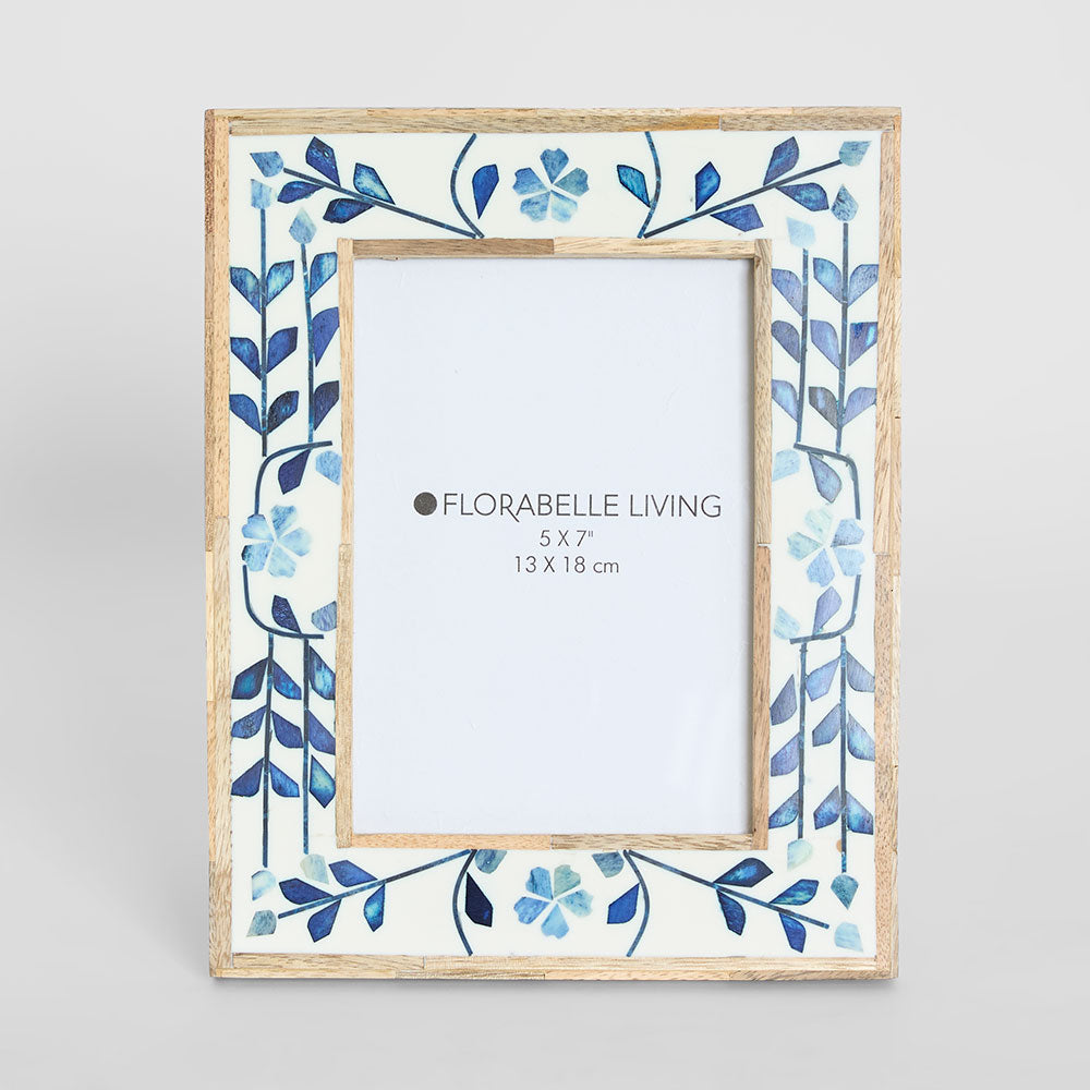 Alaia Bone Inlay Photo Frame 5x7