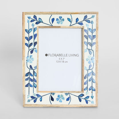 Alaia Bone Inlay Photo Frame 5x7