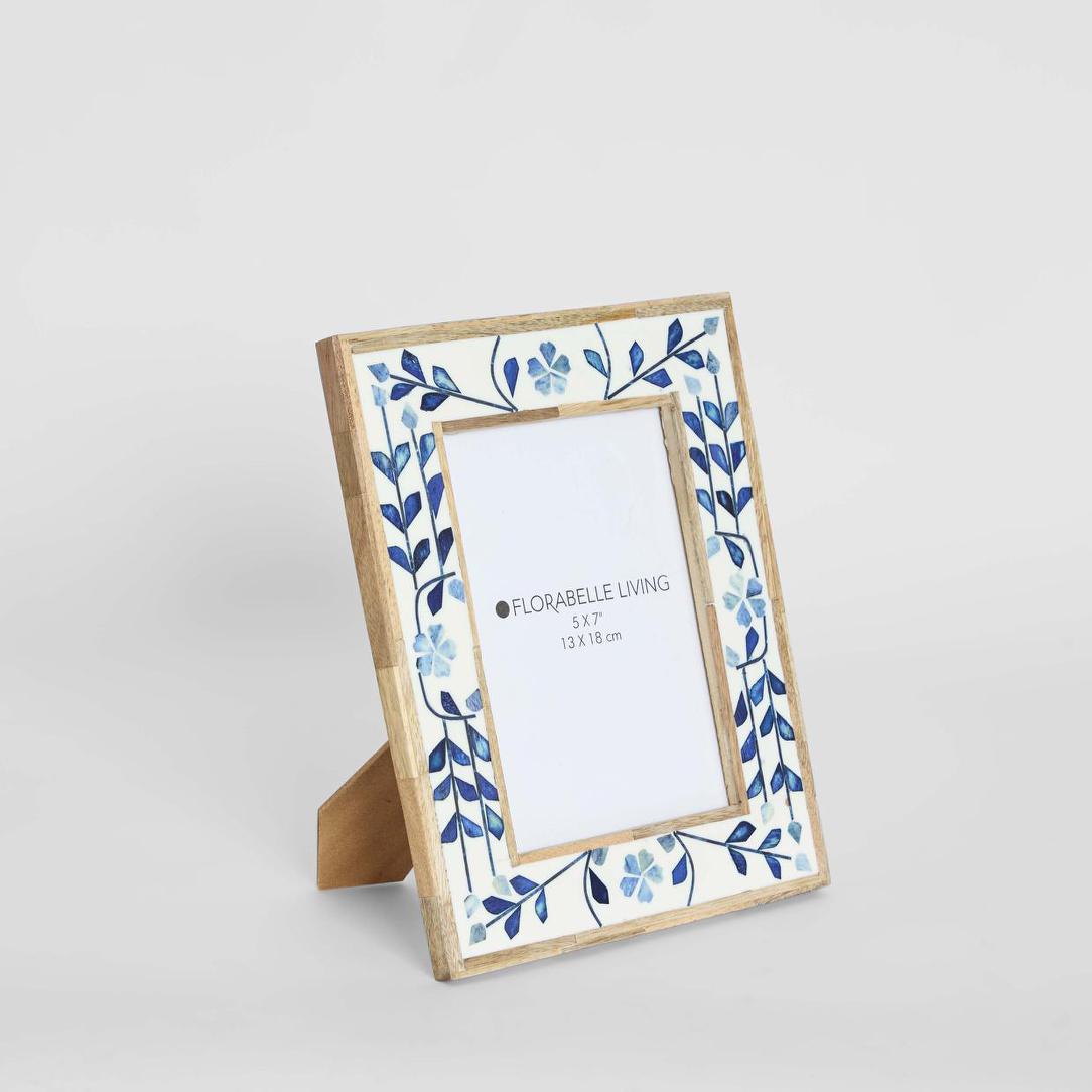 Alaia Bone Inlay Photo Frame 5x7