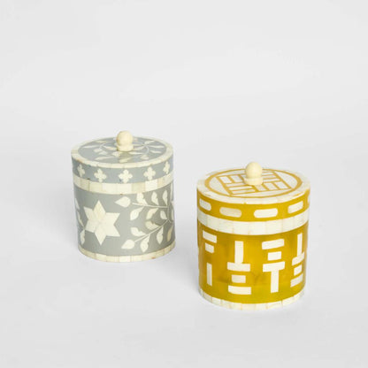 Sirena Trinket Box Mustard