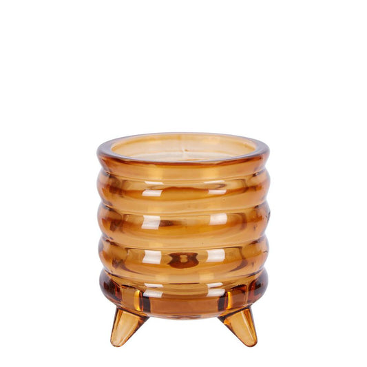 Ripple Tealight Holder Small Burnt Umber