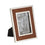 Verona Photoframe Small Tan & Shiny Nickel