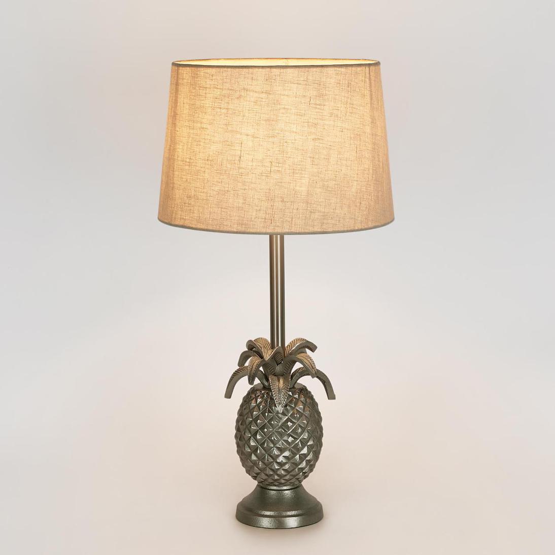St Martin Table Lamp Base Antique Silver- Base Only