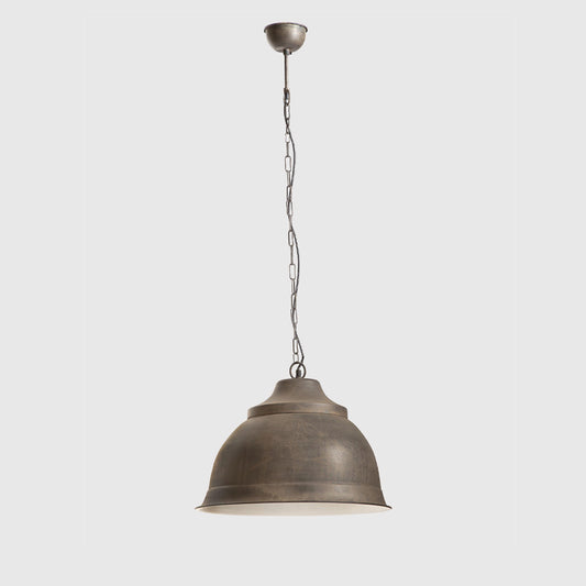 Brasserie Overhead Ceiling Pendant Large Rust