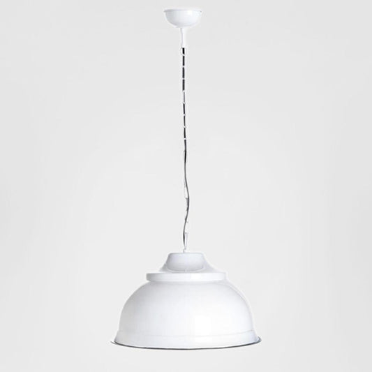 Brasserie Overhead Ceiling Pendant Large White