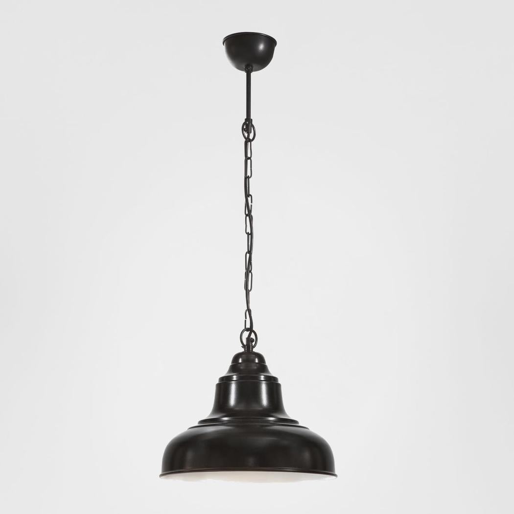 Brasserie Overhead Ceiling Pendant Small Black