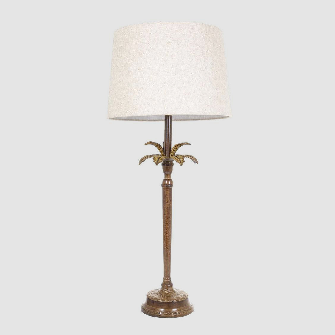 Casablanca Table Lamp Base Brown- Base Only