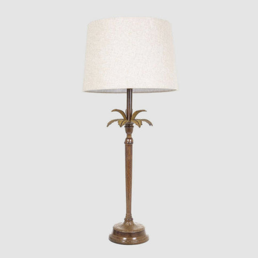 Casablanca Table Lamp Base Brown- Base Only