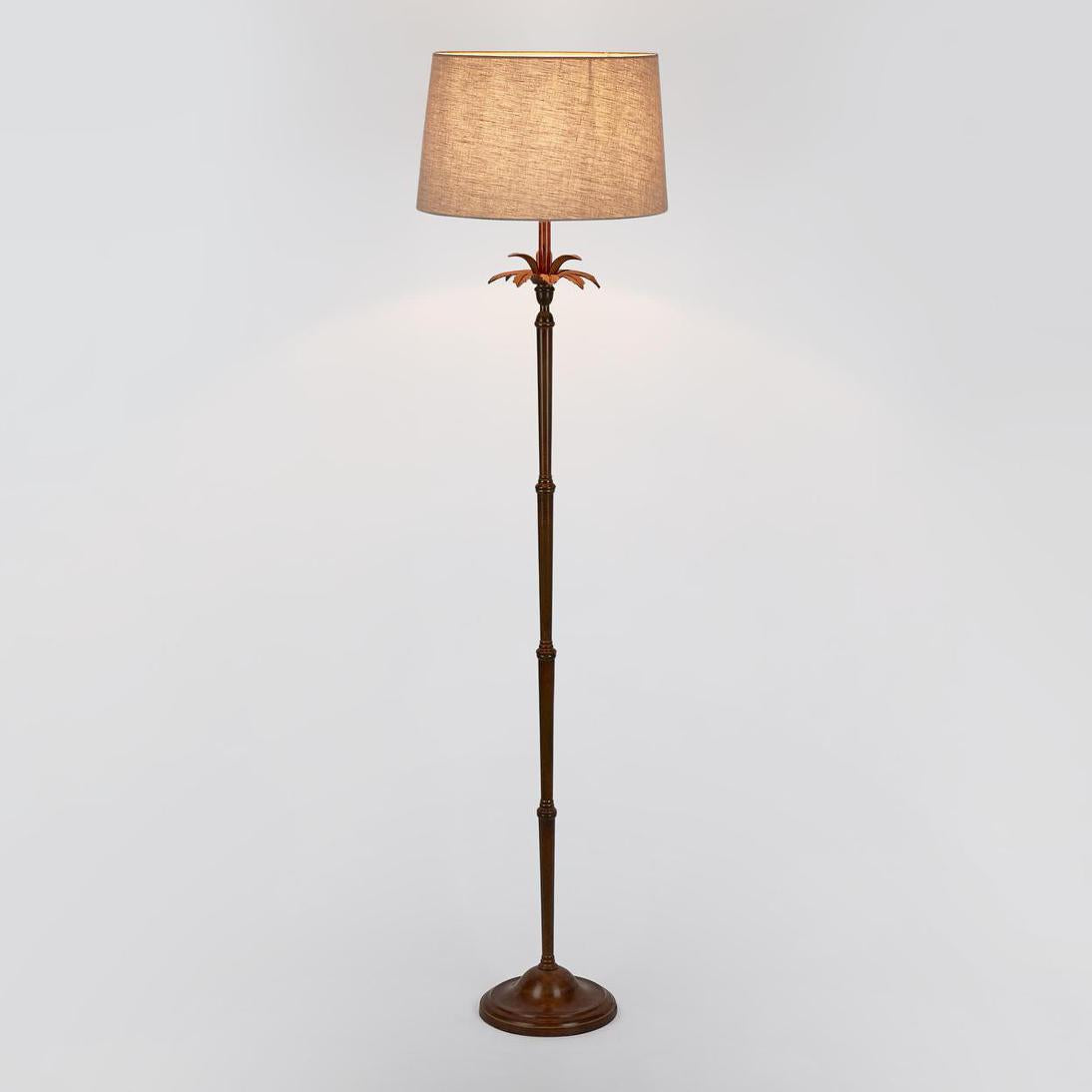 Casablanca Floor Lamp Base Brown- Base Only