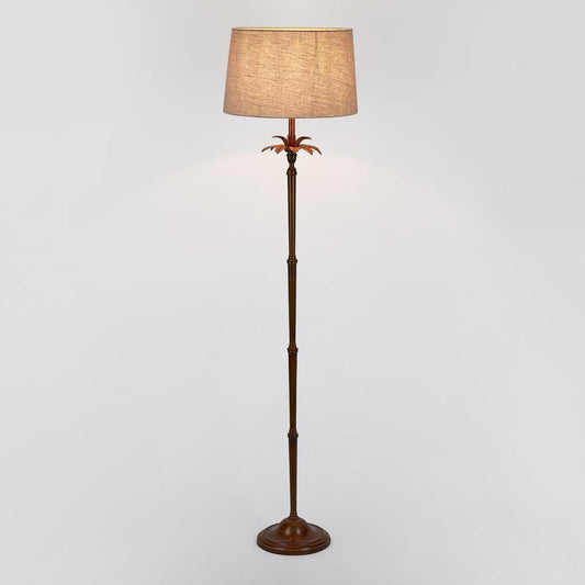 Casablanca Floor Lamp Base Brown- Base Only