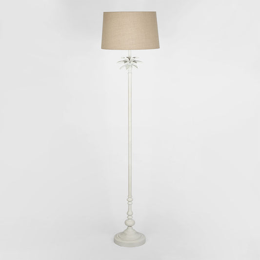 Casablanca Floor Lamp Base White- Base Only