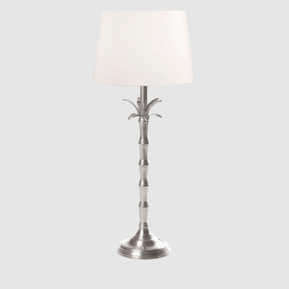 Bahama Table Lamp Base Small Silver- Base Only
