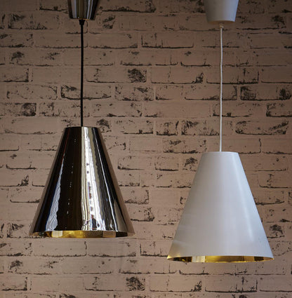 Conrad Ceiling Pendant White and Silver