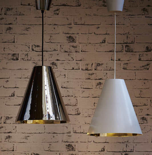 Conrad Ceiling Pendant White and Silver